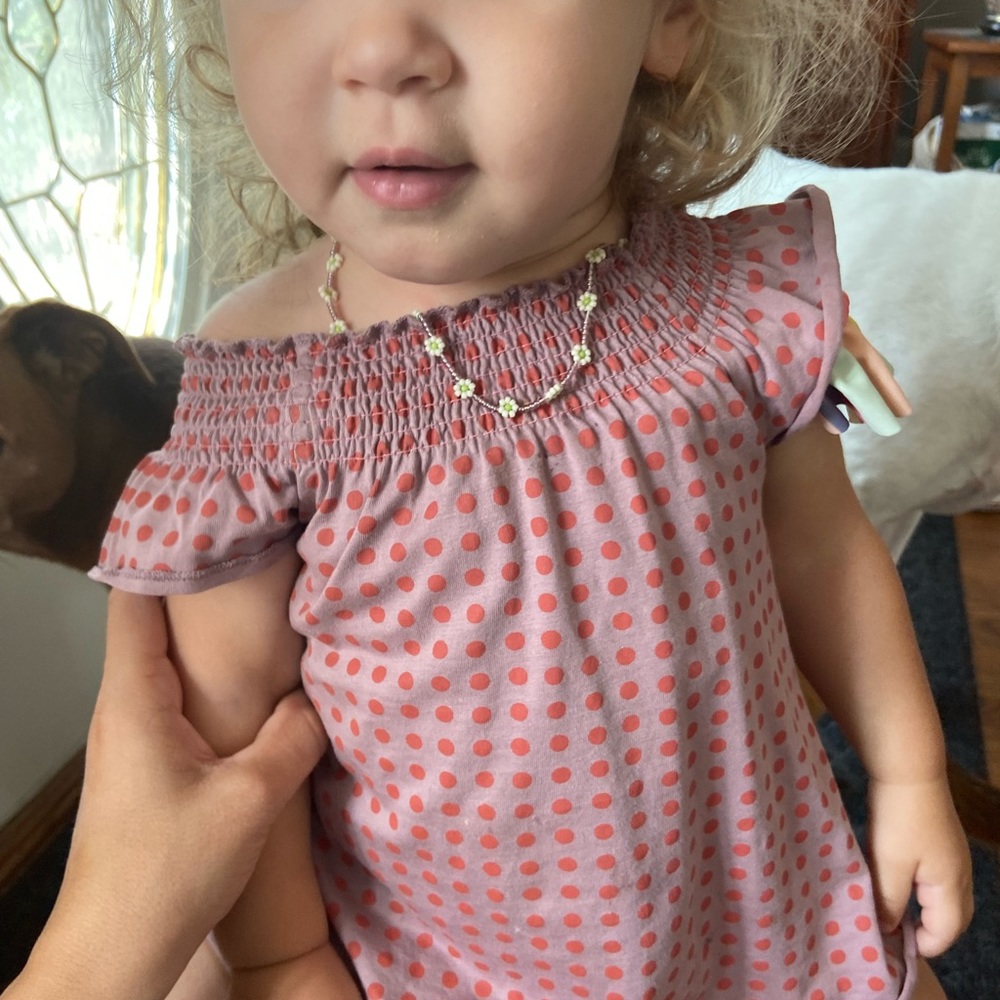 Oeuf smock neck dress